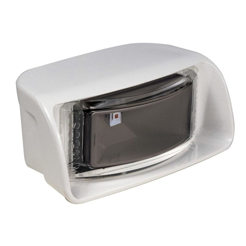 Lumitec Contour DropIn Navigation Light  Port Red  White Housing 101846