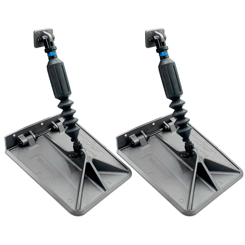 Smart Tabs SX Trim Tabs by Lectrotab 95 x 10 f1822 Boats w80lb Actuators  150240HP  Gunmetal Grey SXG951080