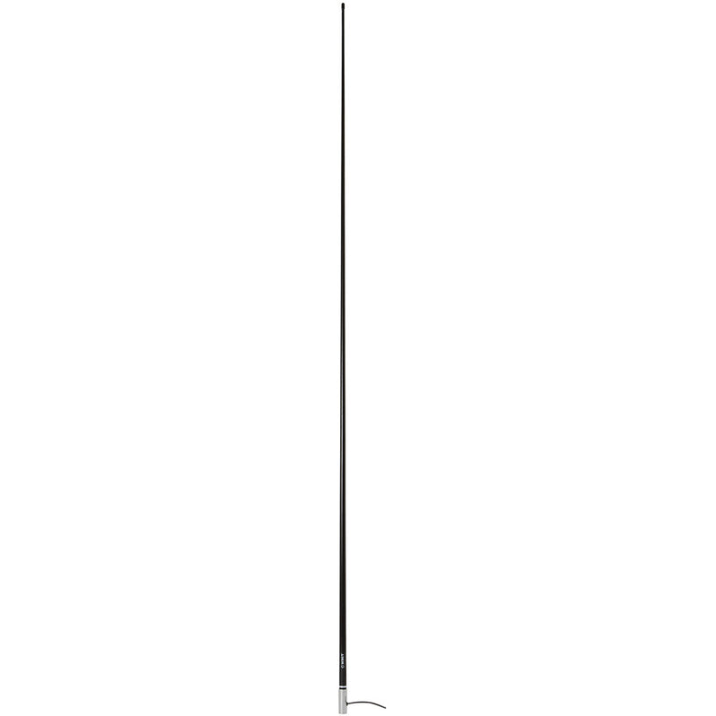 Scout 8 Black VHF Antenna 6dB Stainless Steel Ferrule w5M RG58 Coax Includes PL259 KS42 PF AN NVHF00009T