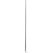 Scout 8 Black VHF Antenna 6dB Heavy Stainless Steel Ferrule w6M RG8x Includes PL259 Heavy Duty Offshore Antenna KS43 PF