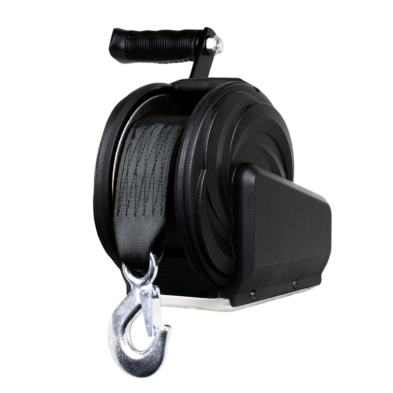 Powerwinch Select Series Winch 600lb 8 Crank Arm  Carbon Black 21400W06008BR
