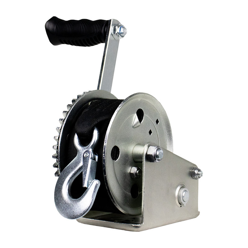 Powerwinch Utility Series Winch 800lb 8 Crank Arm  Zinc 21500W08008ZR
