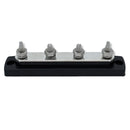 Bluewater Common Stud Busbar 4 Gang  Black 312303B020