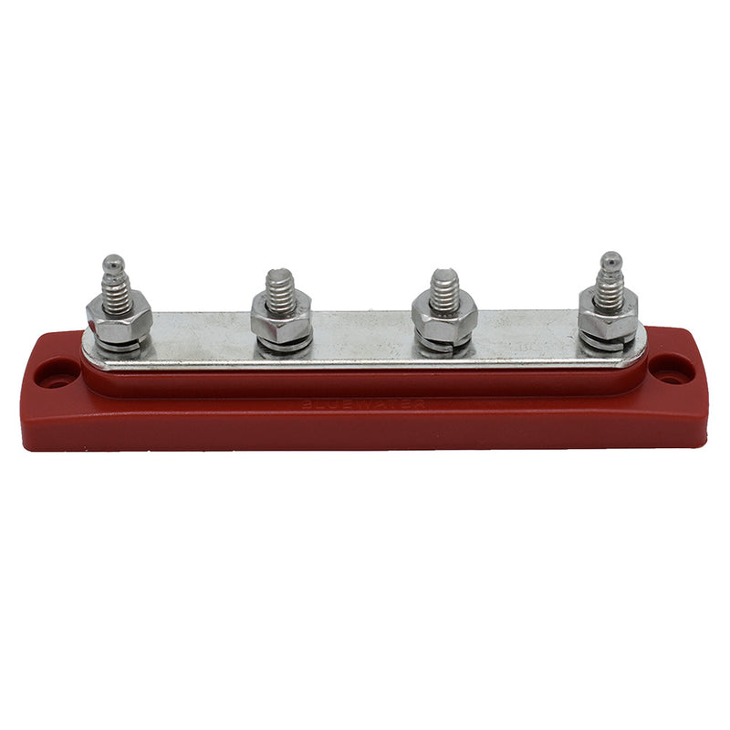 Bluewater Common Stud Busbar 4 Gang  Red 312303B025