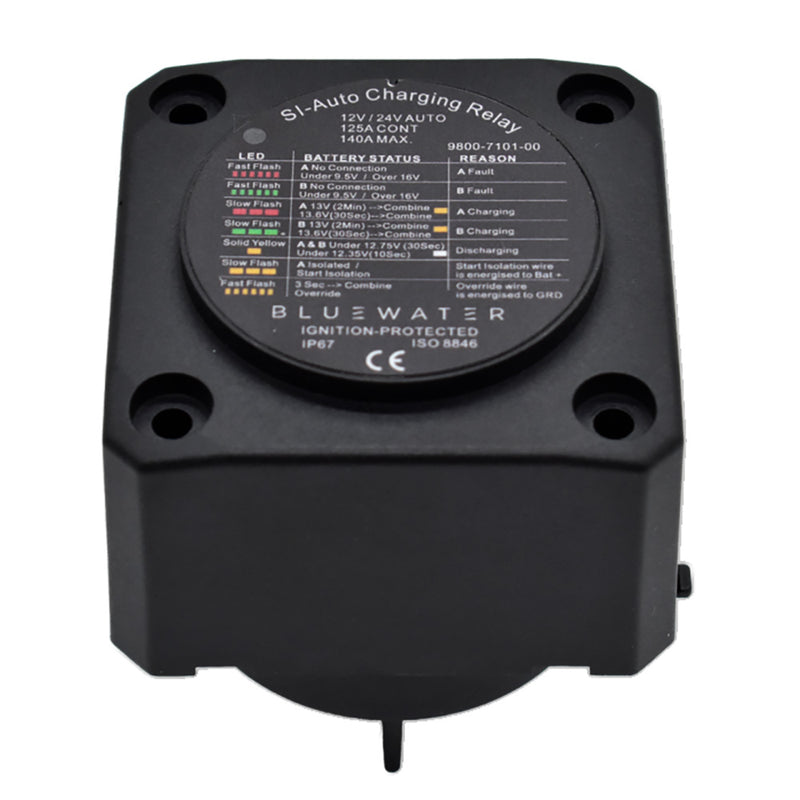 Bluewater Auto Charging Relay 12V  140 AMP 9800710100