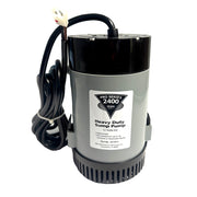 Johnson Pump Pro Series 2400 GPH Replacement Sump Pump  12V  2400GPH w10 Lift 15 Discharge 1011011