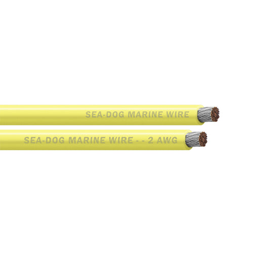 SeaDog 2 AWG Yellow Battery Cable  25 8002030