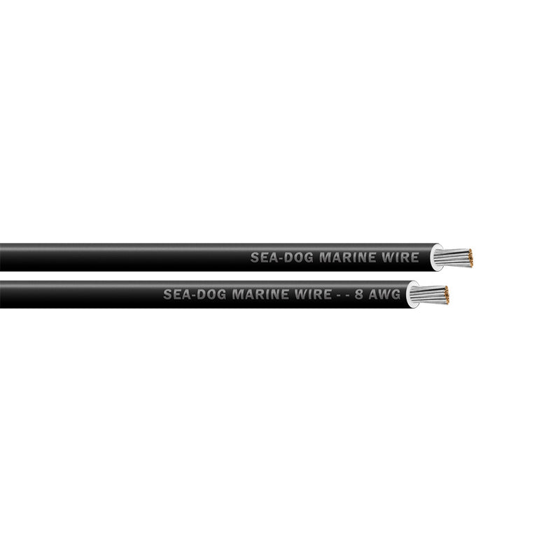 SeaDog 8 AWG Black Primary Wire  250 8008014