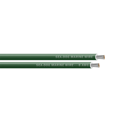SeaDog 8 AWG Green Primary Wire  25 8008040