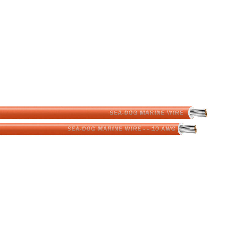 SeaDog 10 AWG Orange Primary Wire  100 8010082