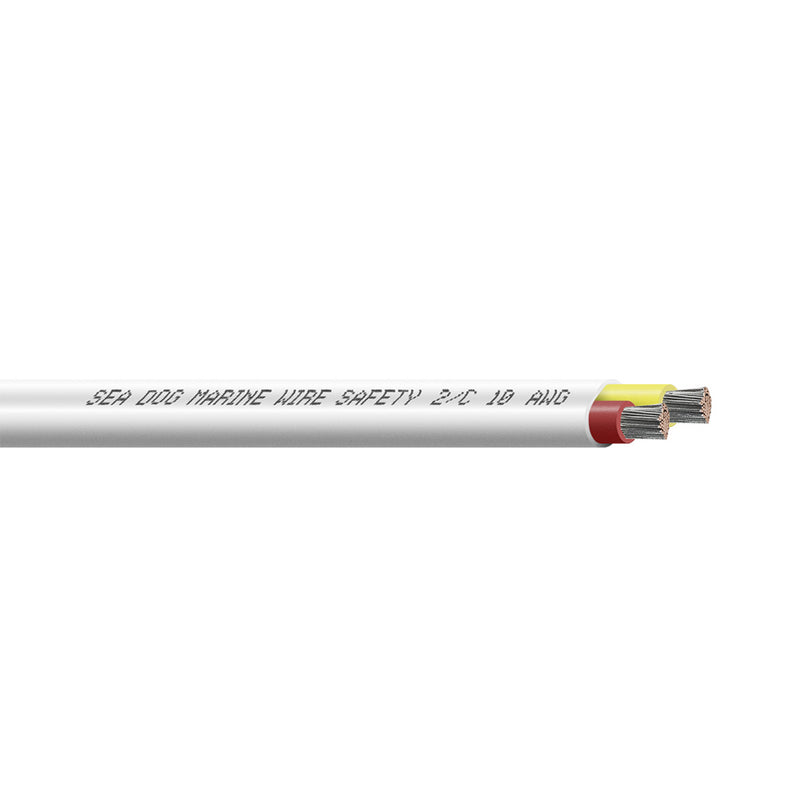 SeaDog 102 AWG Duplex Safety Wire  RedYellow  250 8010224