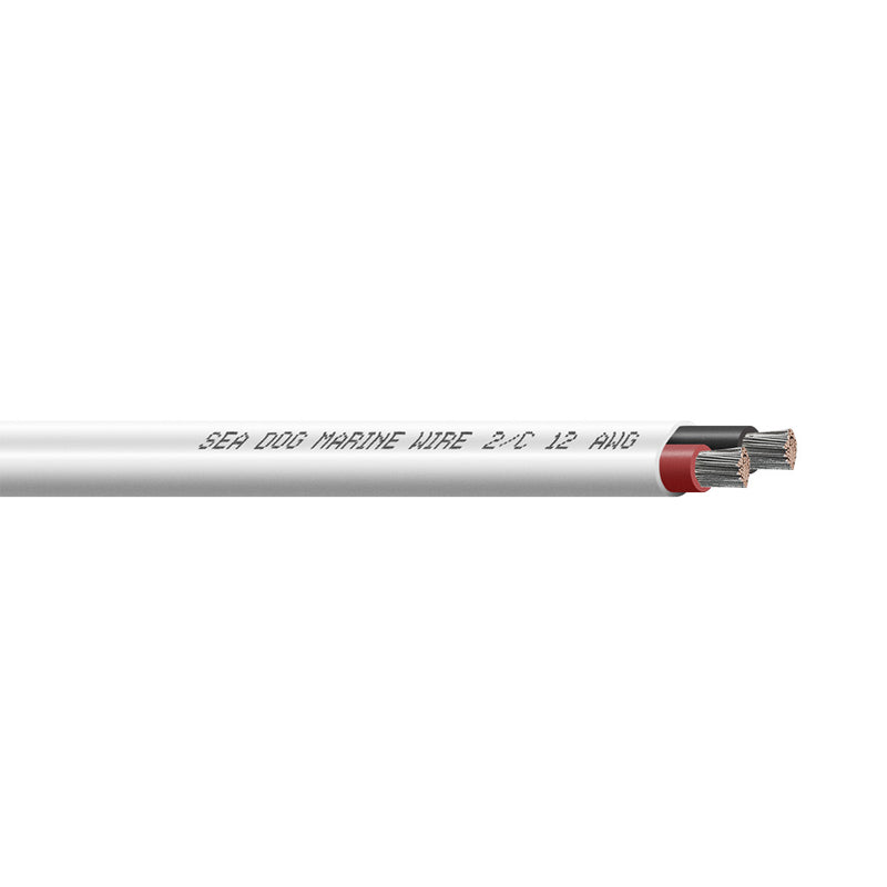 SeaDog 122 AWG Flat Duplex Wire  RedBlack  500 8012207