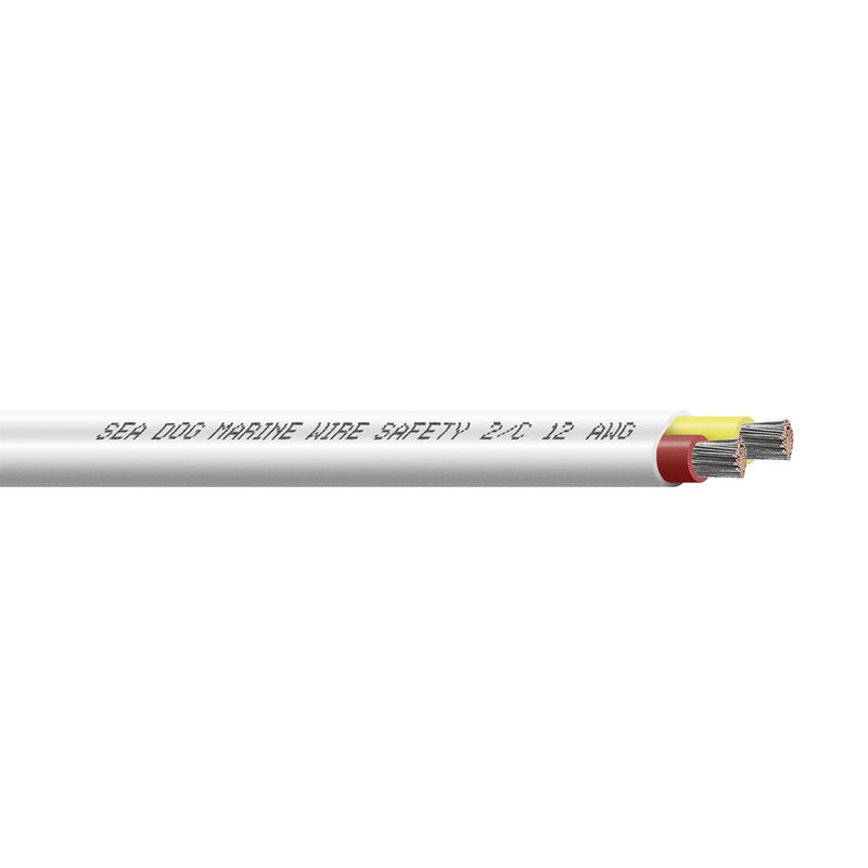 SeaDog 122 AWG Flat Duplex Safety Wire  RedYellow  25 8012220