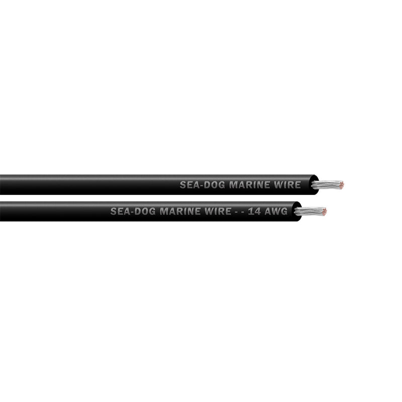 SeaDog 14 AWG Black Primary Wire  250 8014014