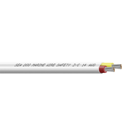 SeaDog 142 AWG Flat Duplex Safety Wire  RedYellow  100 8014222