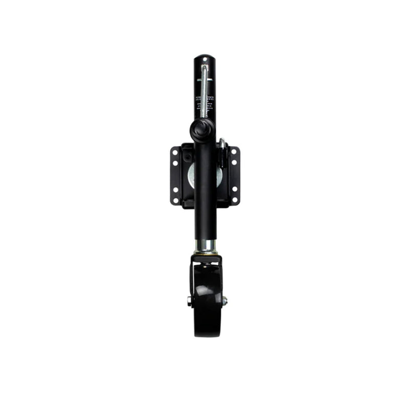 Powerwinch Select Series Jack  1000lb WeldOn Single Wheel Carbon Black 21400J1000W1BR