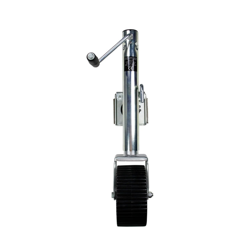 Powerwinch Utility Series Jack  1500lb WeldOn Single Wheel Wide Zinc 21500J1500W1WZR