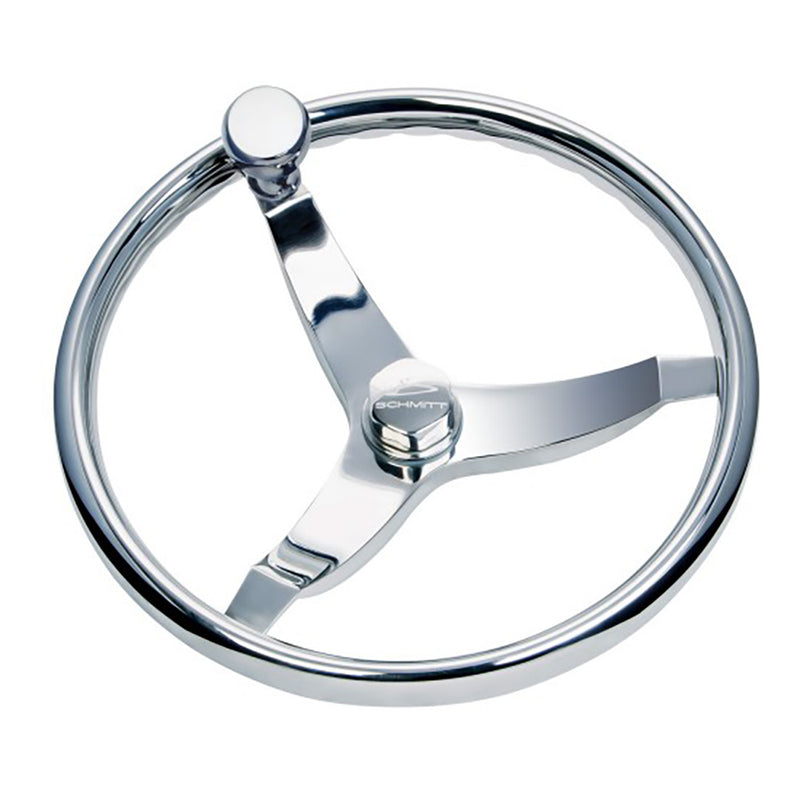Schmitt Marine Vision Elite Stainless Steel 155 Steering Wheel 7161521FGKR