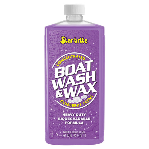 Star brite Boat Wash  Wax  Heavy Duty Concentrate  Blueberry Scent  16 oz 89816