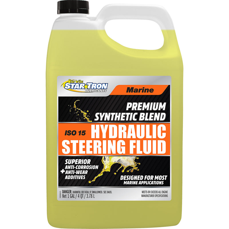 Star brite Hydraulic Steering Fluid  ISO 15 Marine Synthetic Blend  1 Gallon 18500