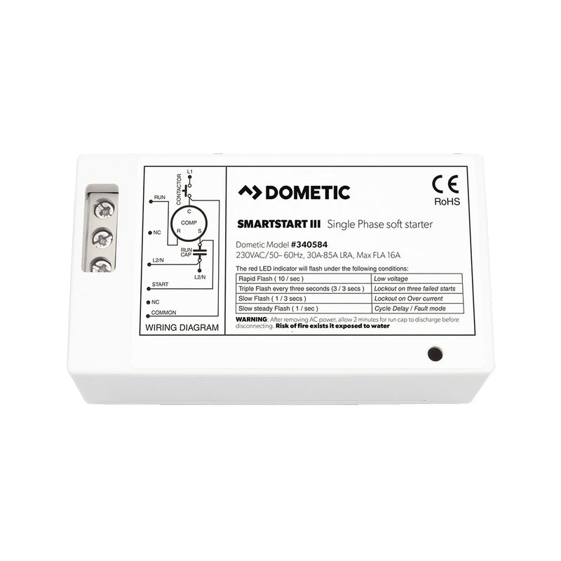 Dometic SmartStart III Single Phase Soft Starter f115V GT6 Marine Air Conditioner 9610002998