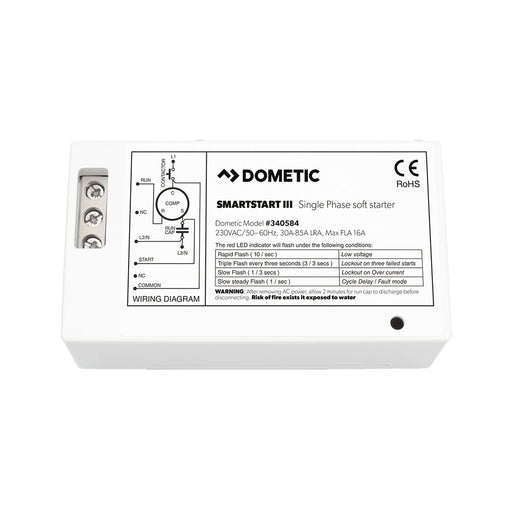 Dometic SmartStart III Single Phase Soft Starter f230V GT16 Marine Air Conditioner 9610003000