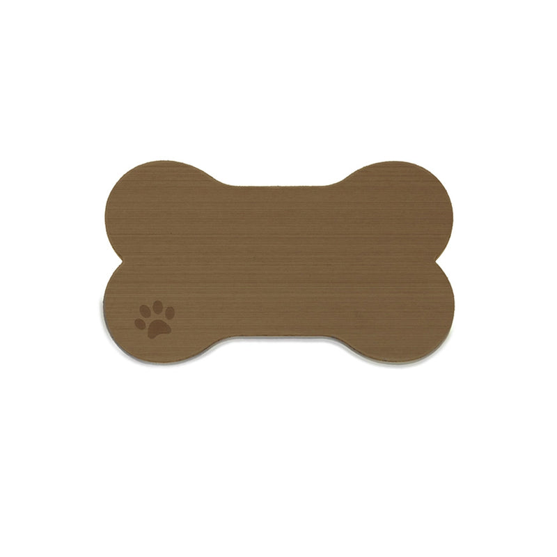 SeaDek Dog Bowl Mat  CappuccinoBlack  Small  12 x 21 6271391090