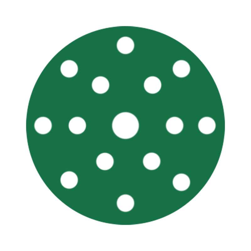 RUPES PROCUT Film Abrasive Discs 150mm 6  15 Holes  P80 Grit Box of 50pcs 945FD080