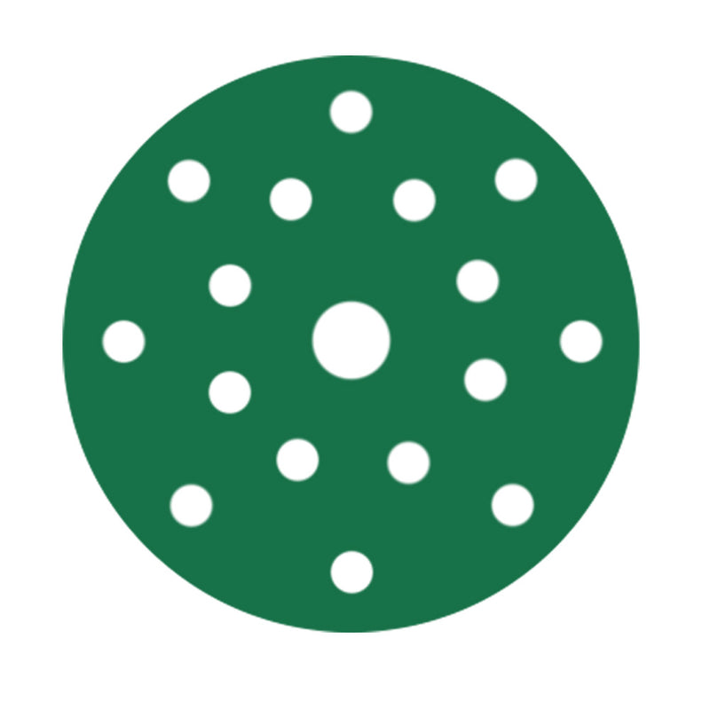 RUPES PROCUT Film Abrasive Discs 125mm 5  17 Holes  P400 Grit Box of 50pcs 945FC400