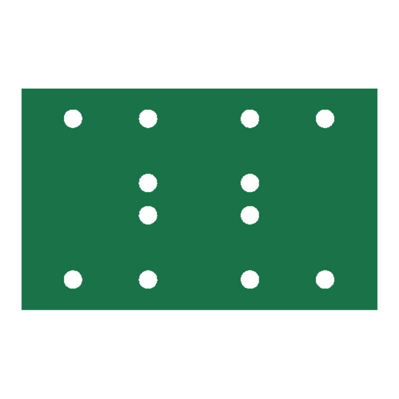 RUPES PROCUT Film Abrasive Sheet 80mm x130mm 315 x 51  12 Holes  P68 Grit Box of 100pcs 945FB080