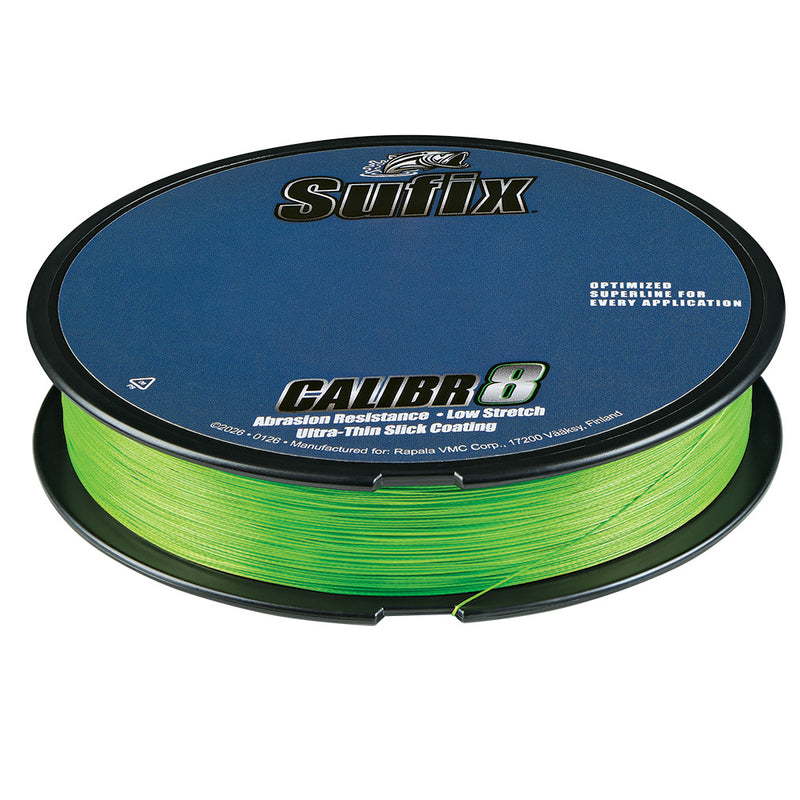 Sufix Calibr8 Braid 300yds 30lb  Neon Lime 694130L