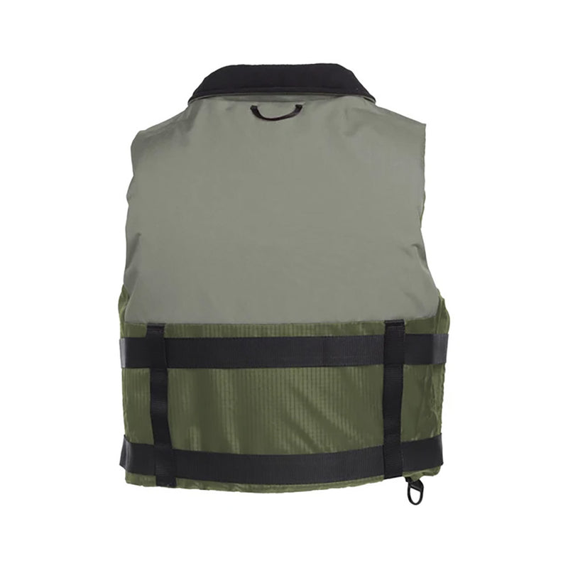 Mustang Accel Foam Vest  GreenGrey  Large MV4627833L