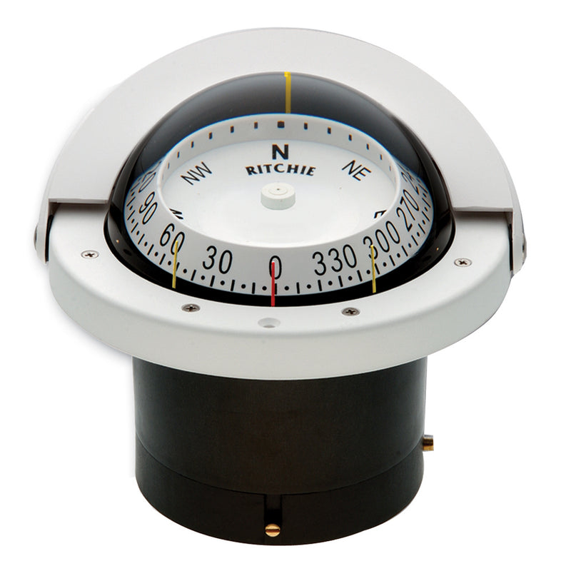 Ritchie FNW203 Navigator Compass  Flush Mount  White FNW203
