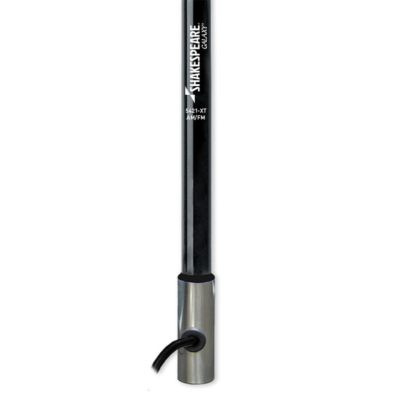 Shakespeare 5421XT 4 Black AM  FM Antenna 5421XT