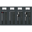 Blue Sea 8086 AC 3 Sources 12 PositionsDC Main 19 Position Toggle Circuit Breaker Panel  White Switches 8086