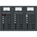 Blue Sea 8084 AC Main 6 PositionsDC Main 15 Positions Toggle Circuit Breaker Panel  White Switches 8084