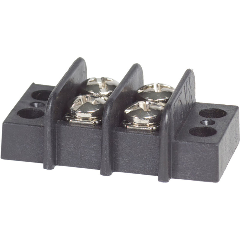 Blue Sea 2402 Terminal Black 20AMP  2 Circuit 2402