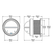 Ritchie V572 Explorer Compass  Dash Mount  Black V572