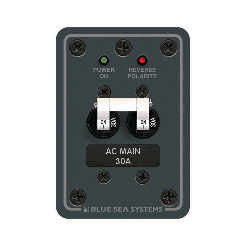 Blue Sea 8077 AC Main Only Toggle Circuit Breaker Panel 8077