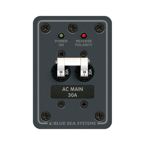 Blue Sea 8077 AC Main Only Toggle Circuit Breaker Panel 8077