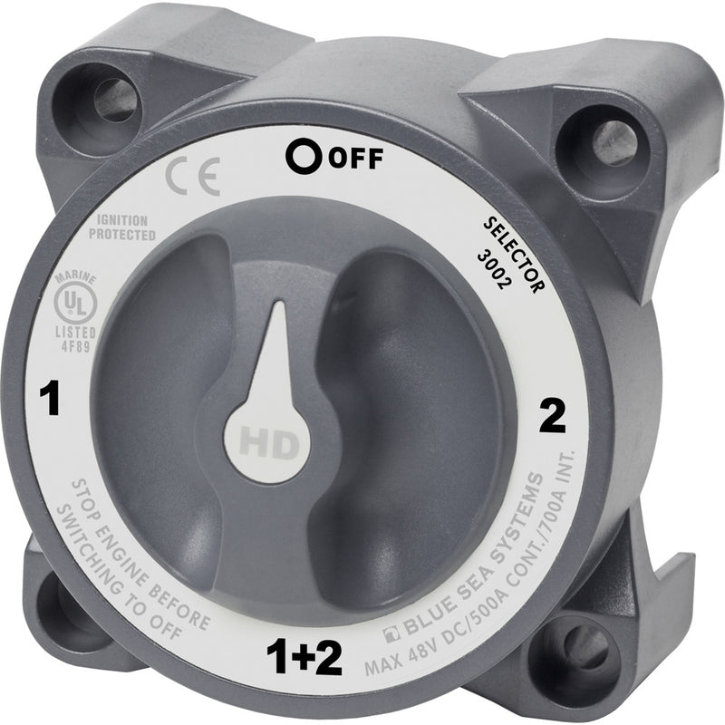 Blue Sea 3002 HDSeries Battery Switch Selector 3002