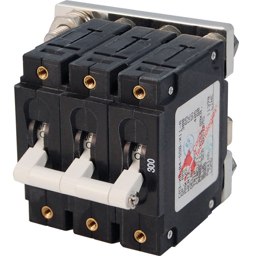 Blue Sea 7271 300A CSeries Triple Pole Toggle DC Circuit Breaker 7271