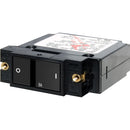 Blue Sea 7401 Single Pole Small Case 2 Flat Rocker Circuit Breaker  8 Amp 7401