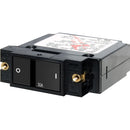 Blue Sea 7406 Single Pole Small Case 2 Flat Rocker Circuit Breaker    30 Amp 7406