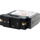 Blue Sea 7429 Single Pole Small Case 2 Slot Reset Rocker Circuit Breaker    20 Amp 7429