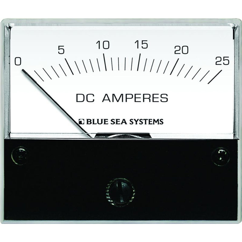Blue Sea 8005 DC Analog Ammeter  234 Face 025 Amperes DC 8005