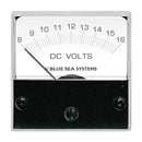 Blue Sea 8028 DC Analog Micro Voltmeter  2 Face 816 Volts DC 8028
