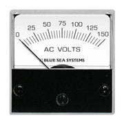 Blue Sea 8244 AC Analog Micro Voltmeter  2 Face 0150 Volts AC 8244