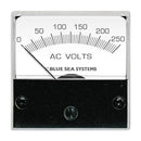 Blue Sea 8245 AC Analog Micro Voltmeter  2 Face 0250 Volts AC 8245