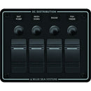 Blue Sea 8372 Water Resistant 4 Position  Black  Horizontal Mount Panel 8372